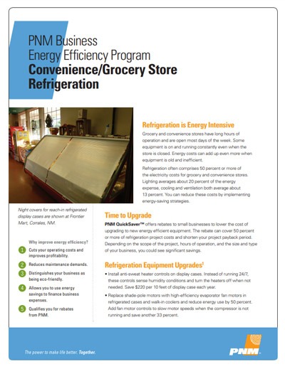 Convenience / Grocery Store Refrigeration Fact Sheet